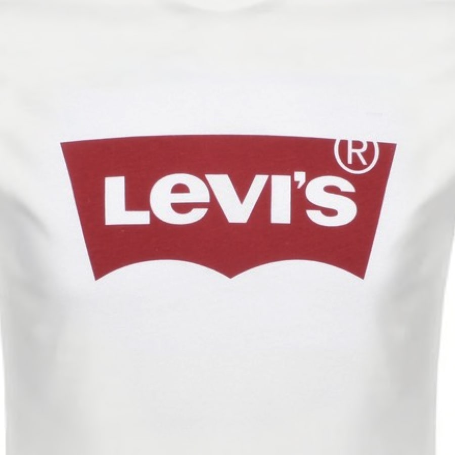 Alternative Image for ProductLevis Logo Crew Neck T Shirt White3
